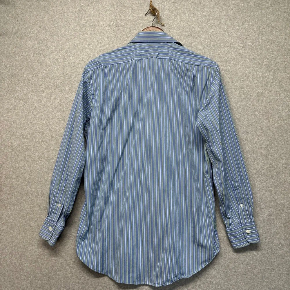 Polo Ralph Lauren‎ Button Up Mens Sz 15.5 32/33 Regent Classic Fit Striped Shirt